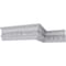Ekena Millwork 3 1/4"H x 1 3/8"P x 3 1/2"F x 94 1/2"L Sussex Crown Moulding MLD03X01X05SU - alternate 10